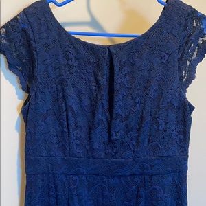 Calvin Klein navy lace dress !!